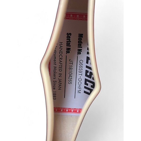 Used Gretsch Guitars "The Broadkaster" G6659T-DCHFM Dark Cherry Stain Hollow Body Electric Guitar