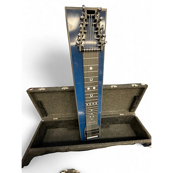 Used GFI Musical Products Expo S10 Blue Lap Steel