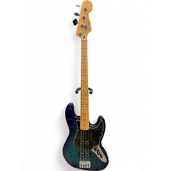 Used Fender Player Jazz Bass Blue Burst Electric Bass Guitar