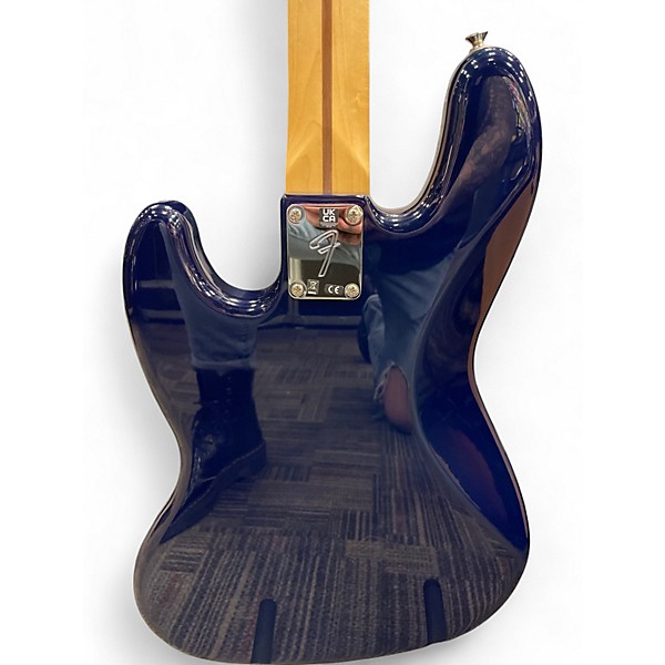 Used Fender Player Jazz Bass Blue Burst Electric Bass Guitar