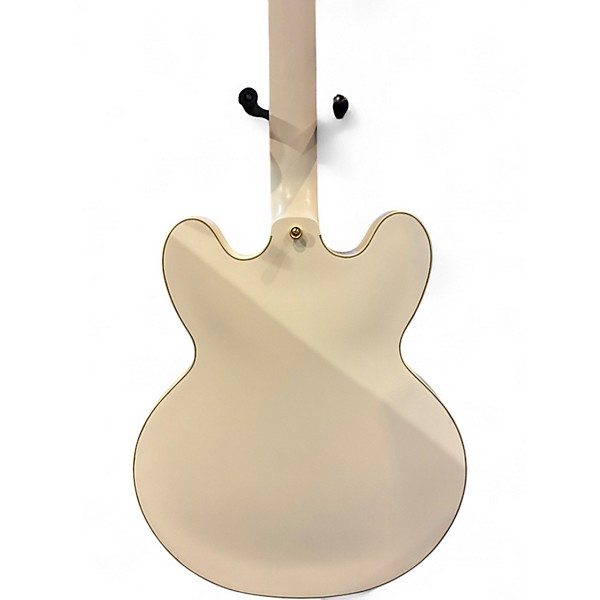 Used Epiphone EMILY WOLFE SHERATON Aged Bone White Hollow Body Electric Guitar