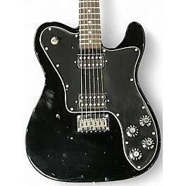 Used Partscaster T style HH Black Solid Body Electric Guitar