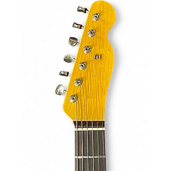 Used Partscaster T style HH Black Solid Body Electric Guitar