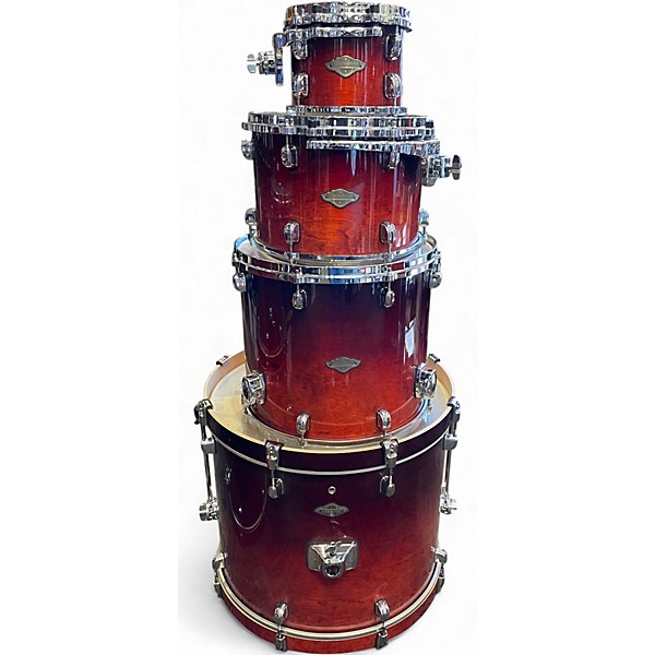 Used TAMA 8 Piece Starclassic Performer Faded Cherry Drum Kit