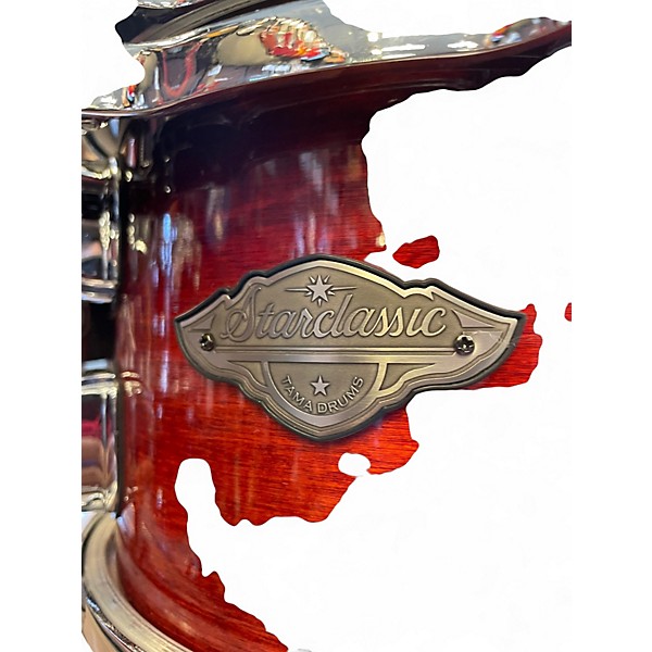 Used TAMA 8 Piece Starclassic Performer Faded Cherry Drum Kit