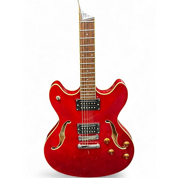 Used Washburn HB30 Cherry Hollow Body Electric Guitar