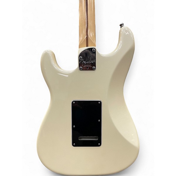 Used 2013 Fender American Deluxe Stratocaster Olympic Pearl Solid Body Electric Guitar