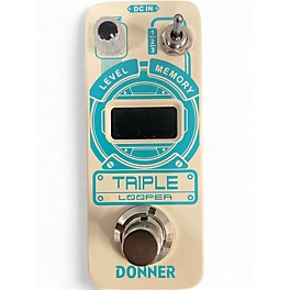 Used Donner TRIPLE LOOPER Pedal