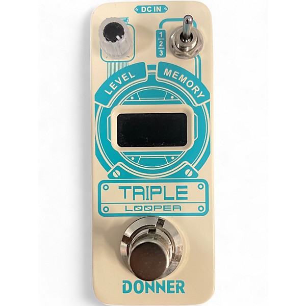 Used Donner TRIPLE LOOPER Pedal