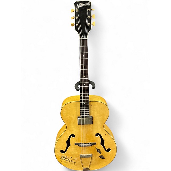 Vintage 1958 National NEW YORKER Natural Hollow Body Electric Guitar