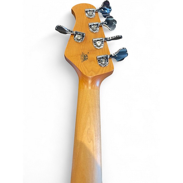 Used Ernie Ball Music Man Stingray HH 5 String Fallout Green Electric Bass Guitar