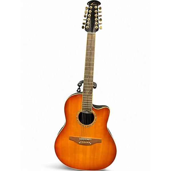Used Ovation CC245 Celebrity 2 Color Sunburst 12 String Acoustic Electric Guitar