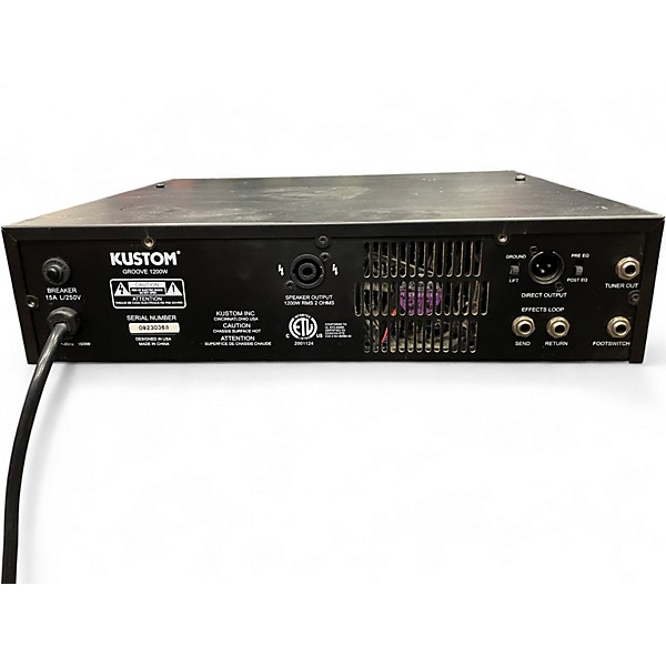 Used Kustom Groove Bass 1200 Bass Amp Head | Guitar Center