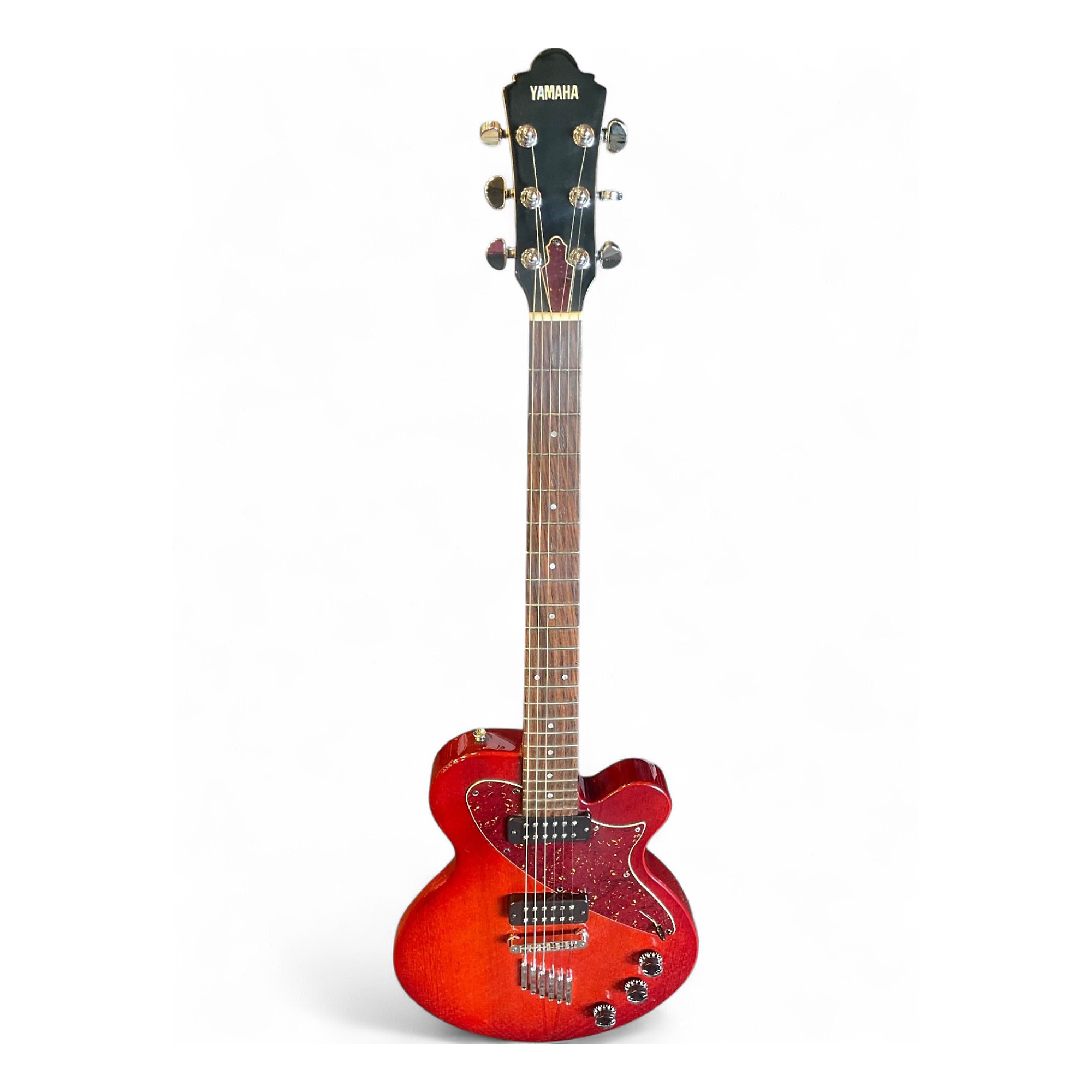 Used Yamaha AES800 RED Solid Body Electric Guitar RED | Guitar Center