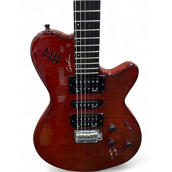 Used Godin XTSA RED Solid Body Electric Guitar