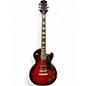 Used Epiphone Les Paul Custom Widow Red to Black Fade Solid Body Electric Guitar thumbnail