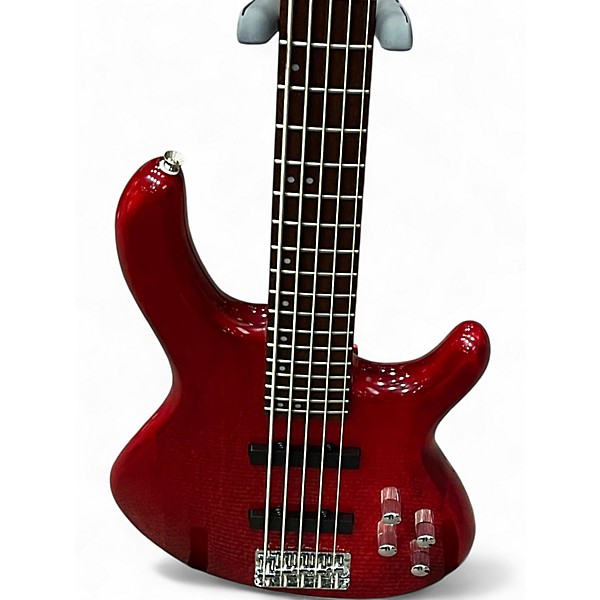 Used Cort Action Bass V Plus Red Electric Bass Guitar