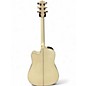 Used Takamine gd37ce Pearl White Acoustic Electric Guitar