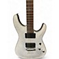 Used Schecter Guitar Research C1 Platinum Transparent White Satin Solid Body Electric Guitar