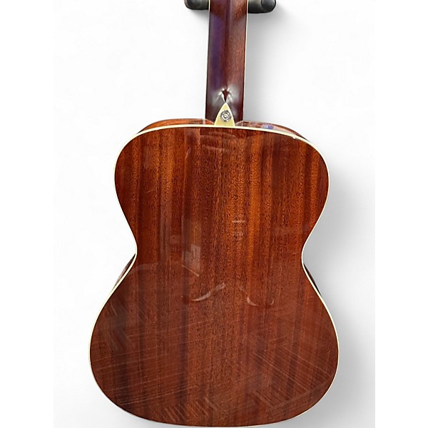 Used Alvarez MF60 Herringbone Natural Acoustic Guitar