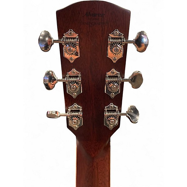 Used Alvarez MF60 Herringbone Natural Acoustic Guitar