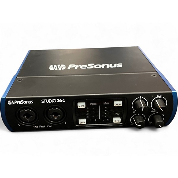 PreSonus STUDIO 26c オーディオインターフェイス（シールド付） PreSonusのオーディオインターフェイス、Studio 26cのご紹介です！