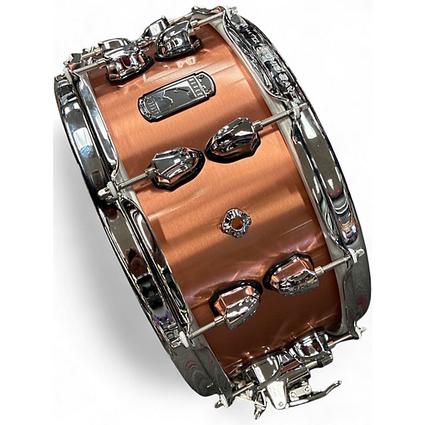 Used Mapex 5.5X14 Black Panther Premium Snare Copper Drum