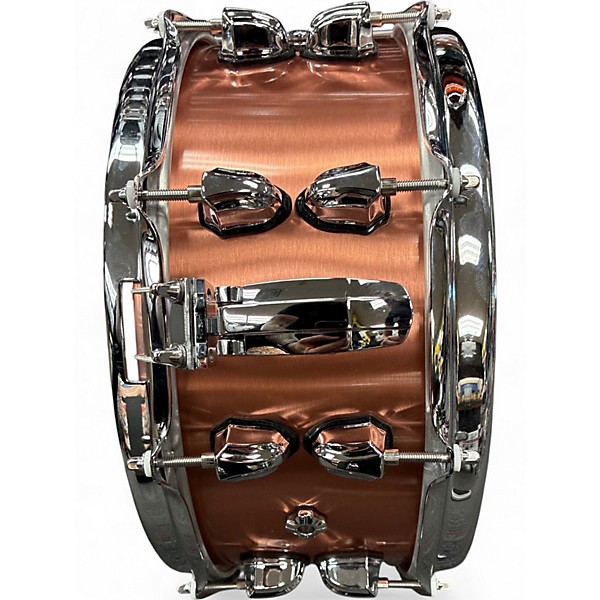 Used Mapex 5.5X14 Black Panther Premium Snare Copper Drum