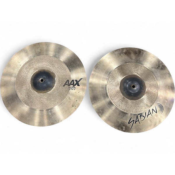 Used SABIAN 15in AAX Freq Hi-Hat Pair Cymbal