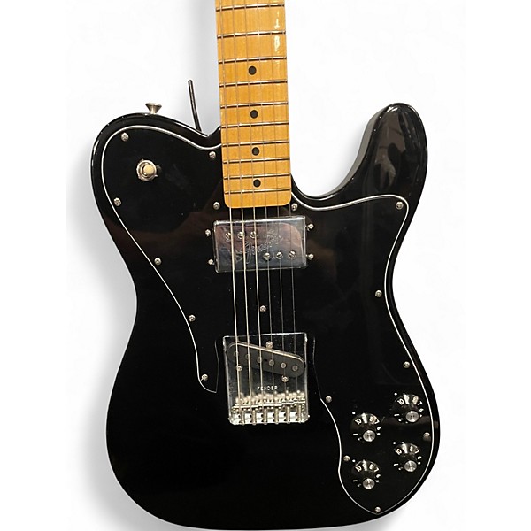 Used Fender American Vintage II 1977 Telecaster Custom Black Solid Body Electric Guitar