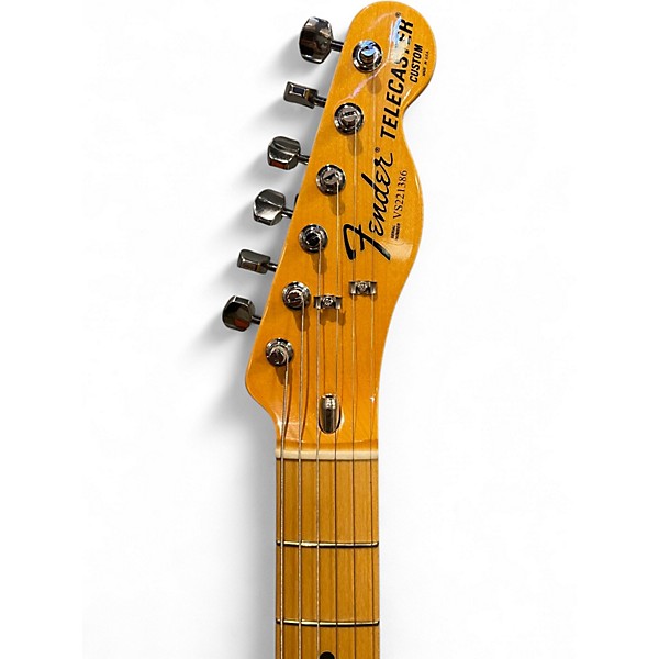 Used Fender American Vintage II 1977 Telecaster Custom Black Solid Body Electric Guitar