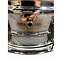 Used Pearl 14X5.5 Steel Shell Snare Mirror Chrome Drum