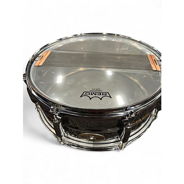 Used Pearl 14X5.5 Steel Shell Snare Mirror Chrome Drum