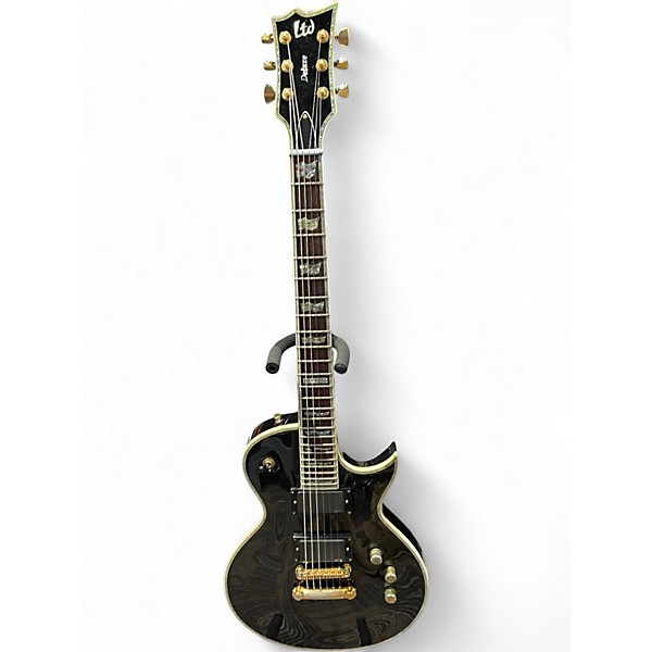 Used ESP LTD EC1000 Deluxe Black Solid Body Electric Guitar