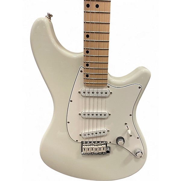 Used John Page Classic DOUBLE CUT Antique White Solid Body Electric Guitar