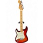 Used Fender Standard Stratocaster Plus Top Left Handed aged cherry burst Electric Guitar thumbnail