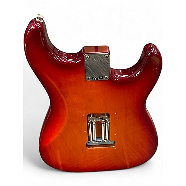 Used Fender Standard Stratocaster Plus Top Left Handed aged cherry burst Electric Guitar