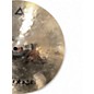 Used Istanbul Agop 15in xist 15in power hi hat pair Cymbal