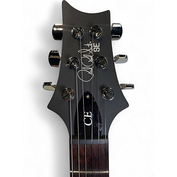 Used PRS SE CE Satin Red Solid Body Electric Guitar