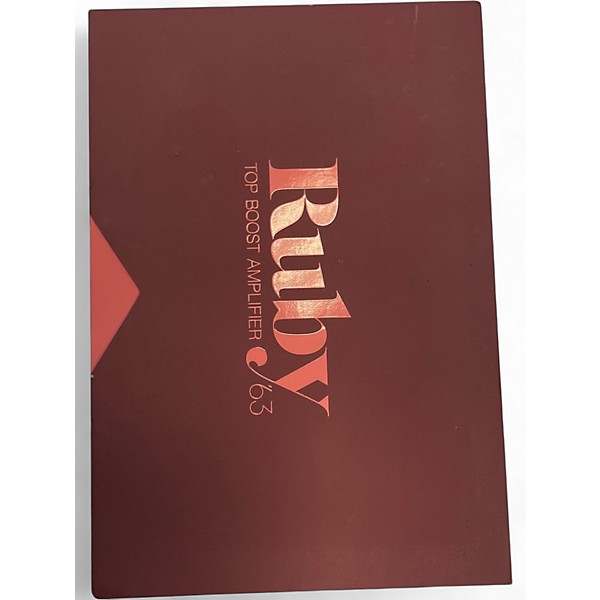 Used Universal Audio Ruby Top Boost 63 Effect Pedal