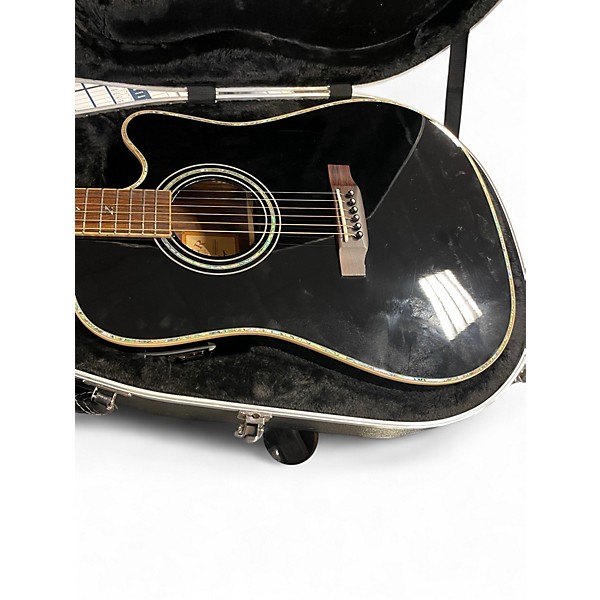 Used Zager ZAD-900CE Black Acoustic Guitar