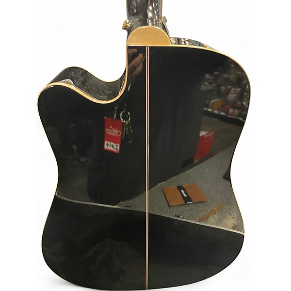 Used Zager ZAD-900CE Black Acoustic Guitar