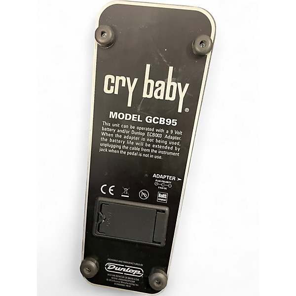 Used Dunlop GCB95 Original Crybaby Wah Effect Pedal