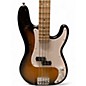 Used Squier Precision Bass SUNBURST Electric Bass Guitar