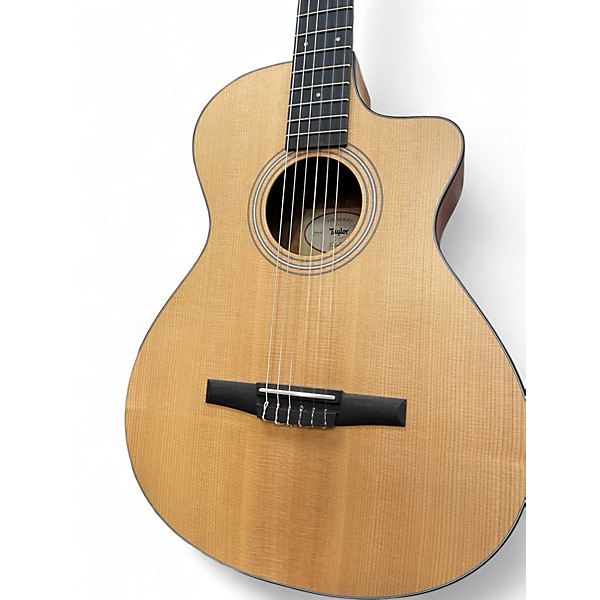 Used Taylor 112ce-N Natural Classical Acoustic Electric Guitar