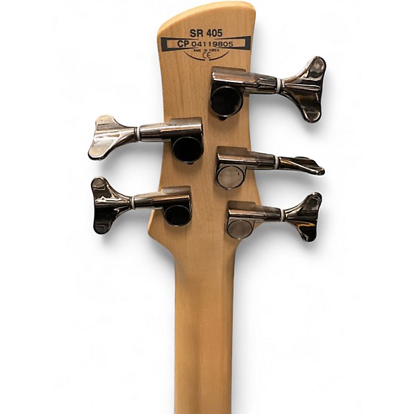 Used Ibanez SR405 5 String Black Electric Bass Guitar