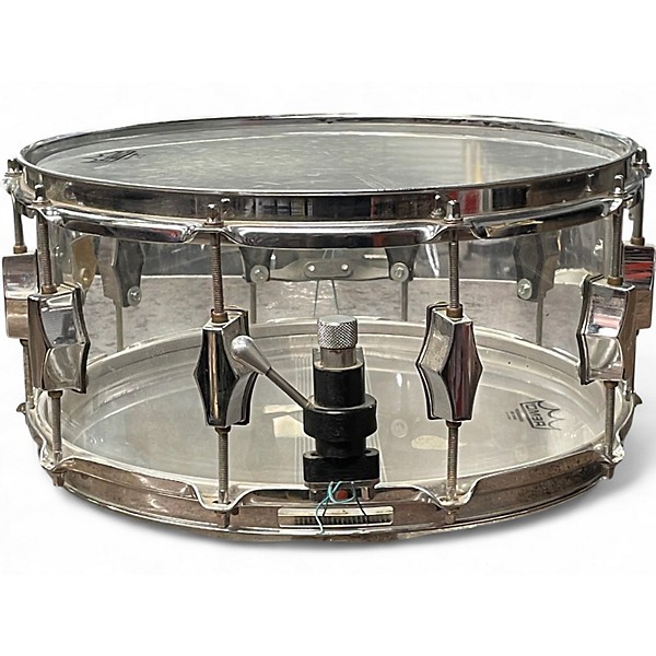 Used Fibes 7X14 Acrylic Snare Clear Drum