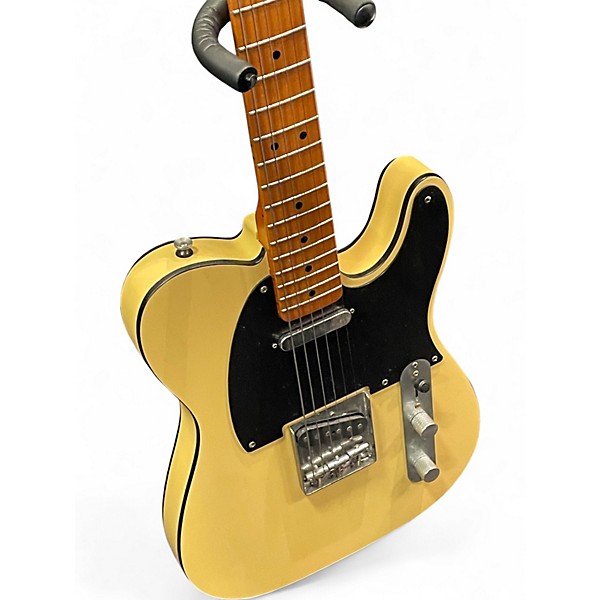 Used Squier 40th anniversary telecaster yellow Solid Body Electric Guitar