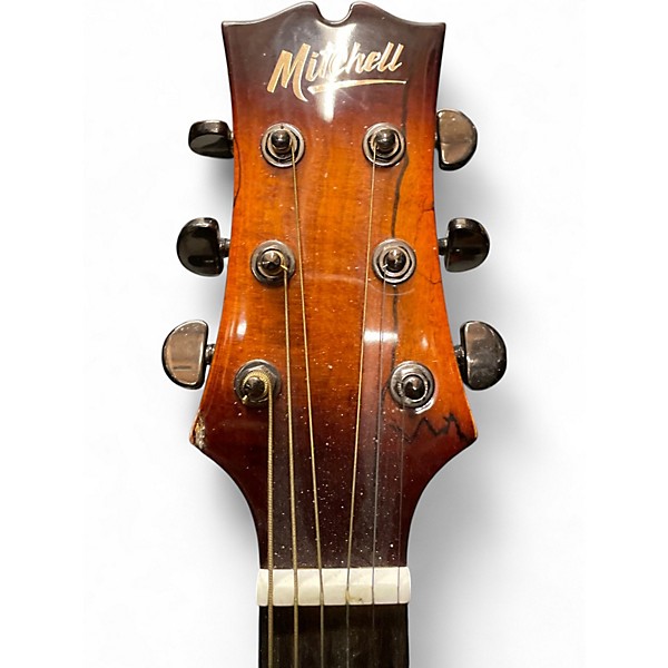 Used Mitchell MX430SM Spalted Maple Acoustic Electric Guitar