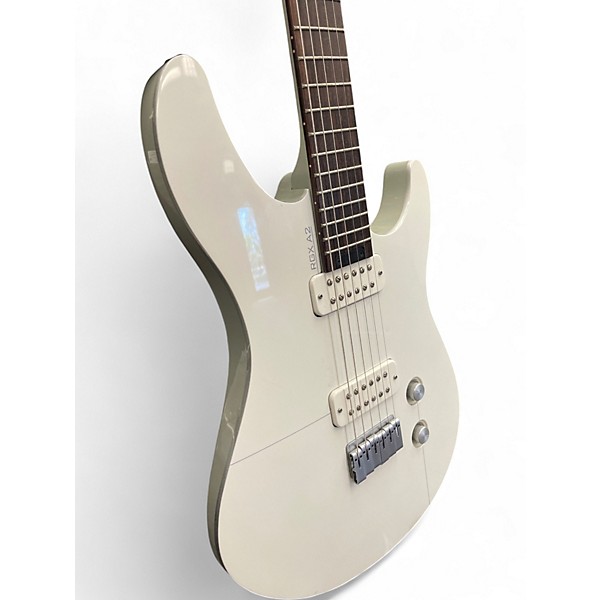 Used Yamaha RGX A2 White Solid Body Electric Guitar